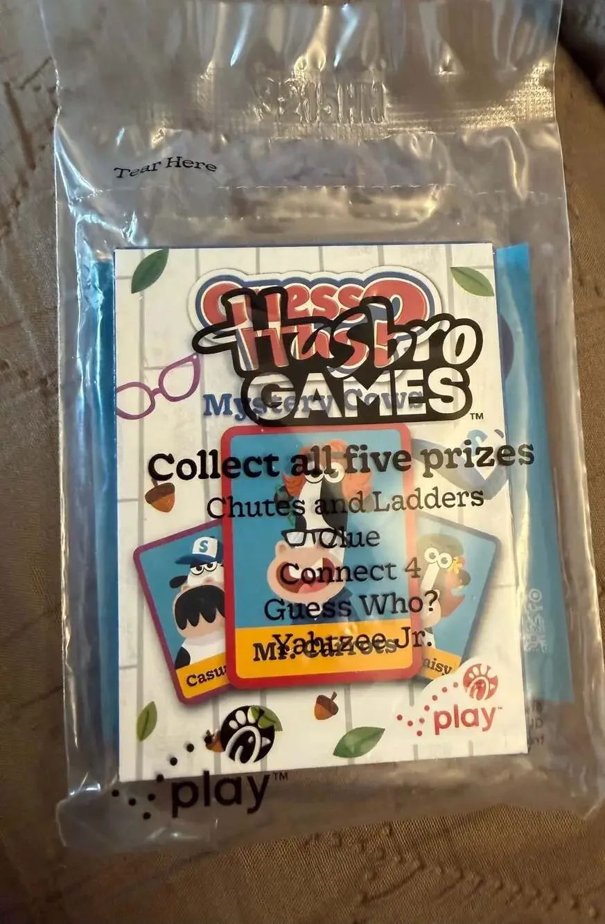 Hasbro Games Guess Who? Mystery Game Chick-fil-A Kids Meal Toy